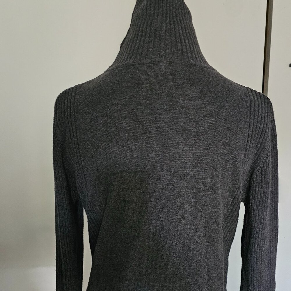 Dark Grey Turtleneck Sweater